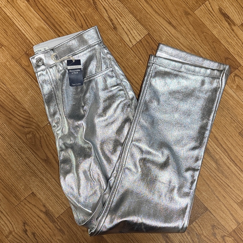 Abercrombie & Fitch Silver Straight Leg Jeans